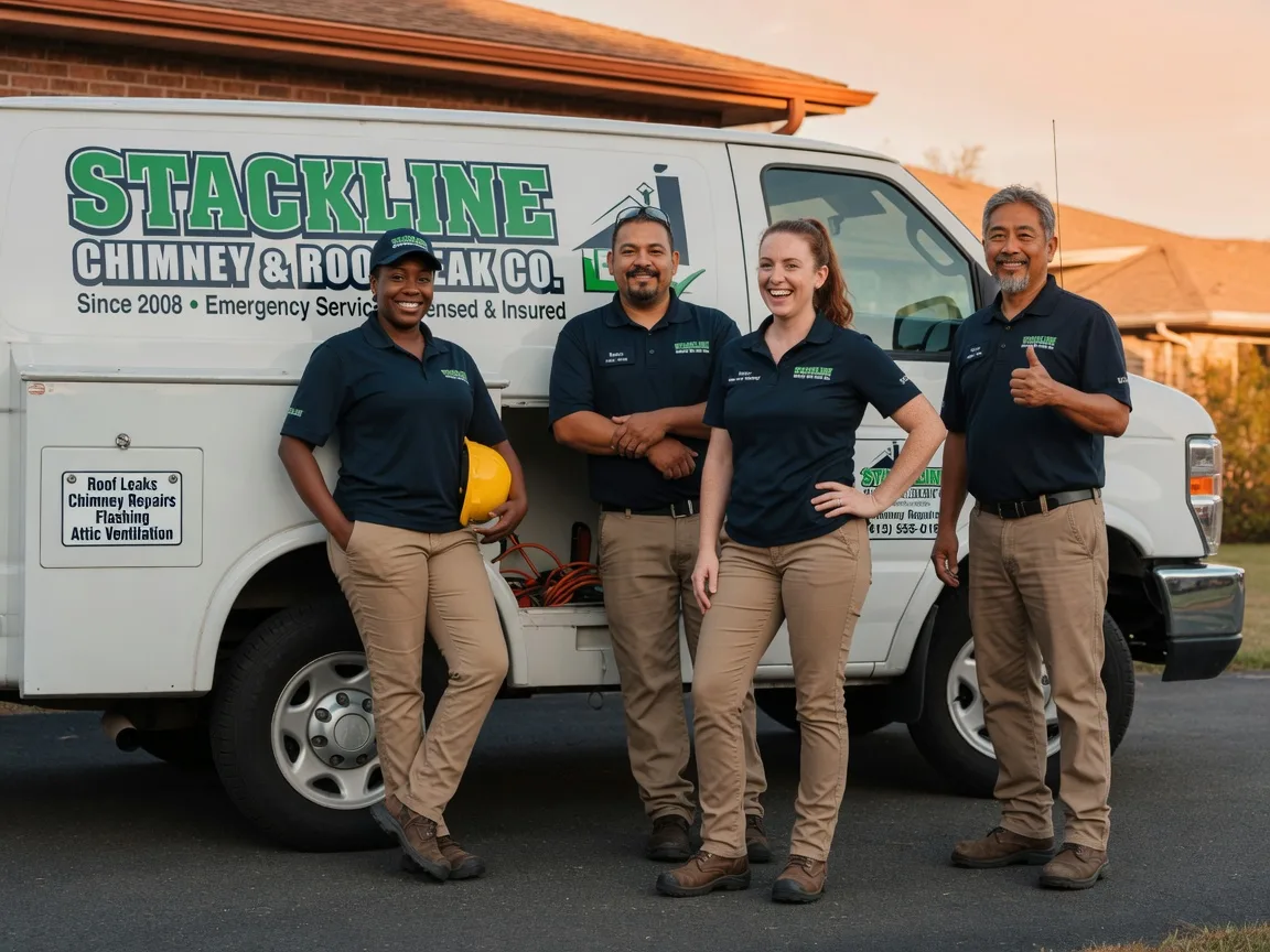 Chimney flashing repair company in Hunter, ND